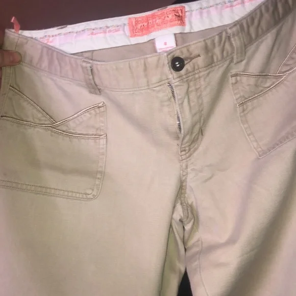 Women’s khaki Abercrombie & Fitch ants Size 8 - Picture 3 of 6